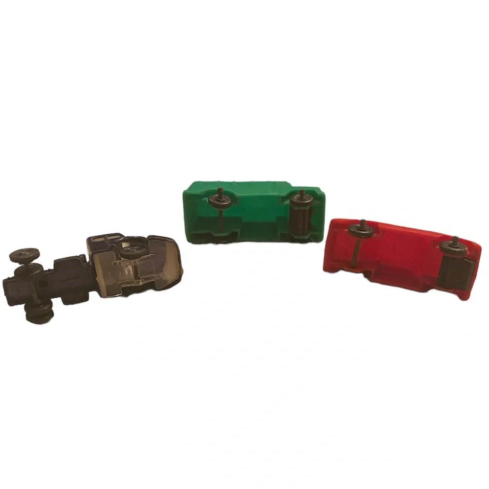 Vintage Cars Plastic Vintage Toys Bundle 1950s 1960s Collectible Set Red Black